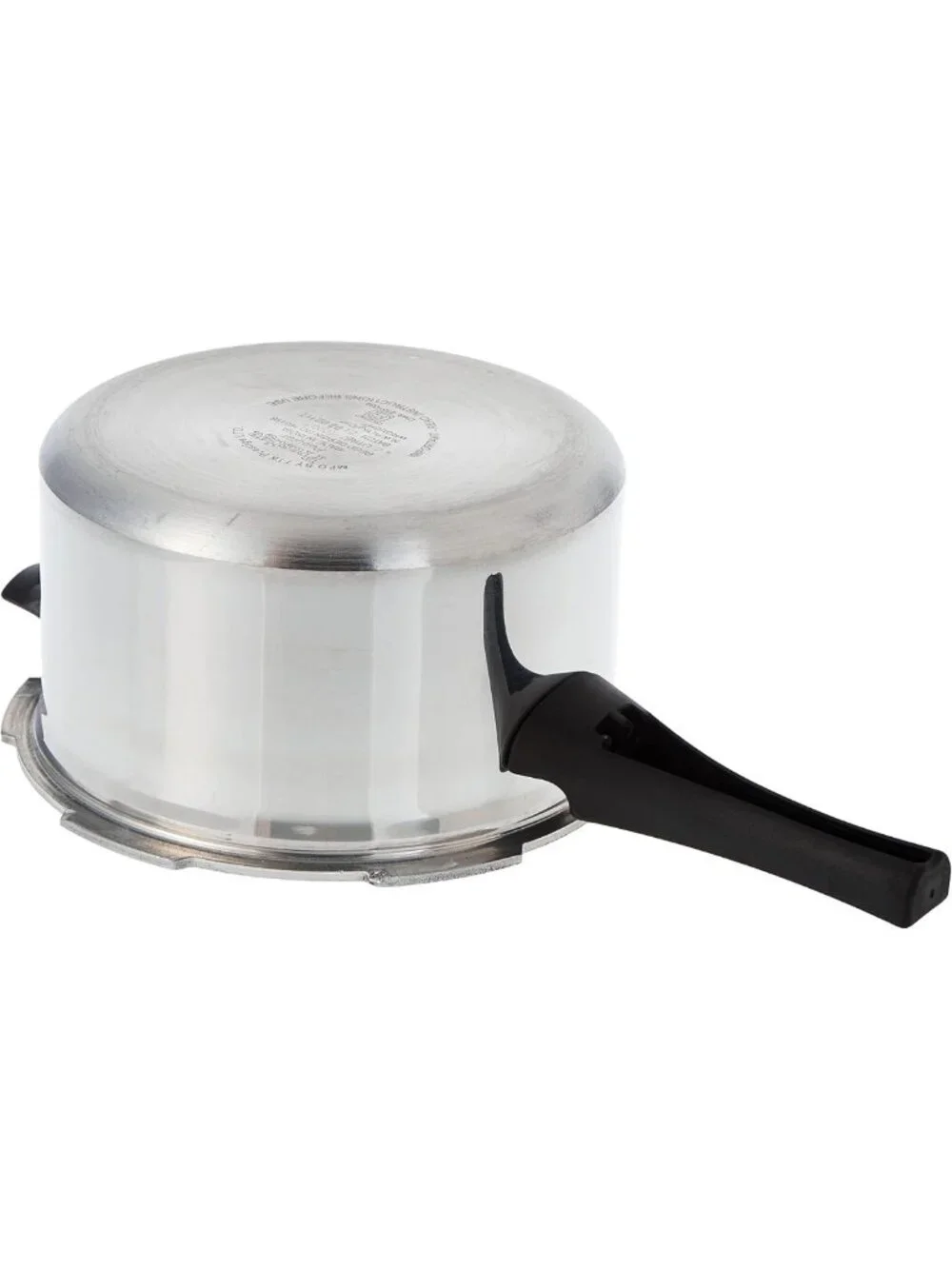 4L Aluminum Pressure Cooker - Durable, Fast Cooking, Easy Clean, Silver Finish